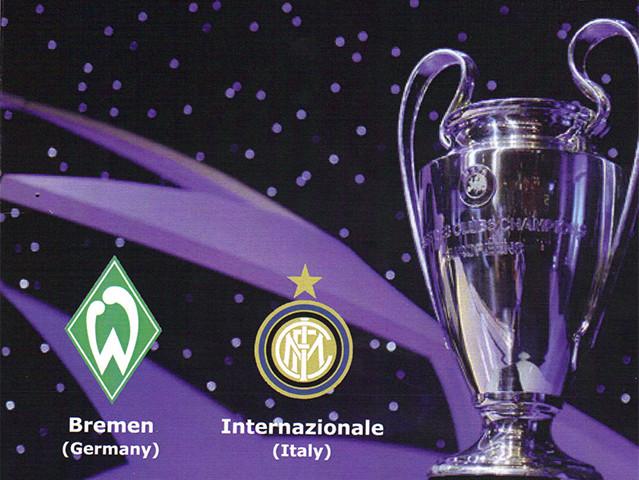 Championsleague Werder - Inter Mailand
